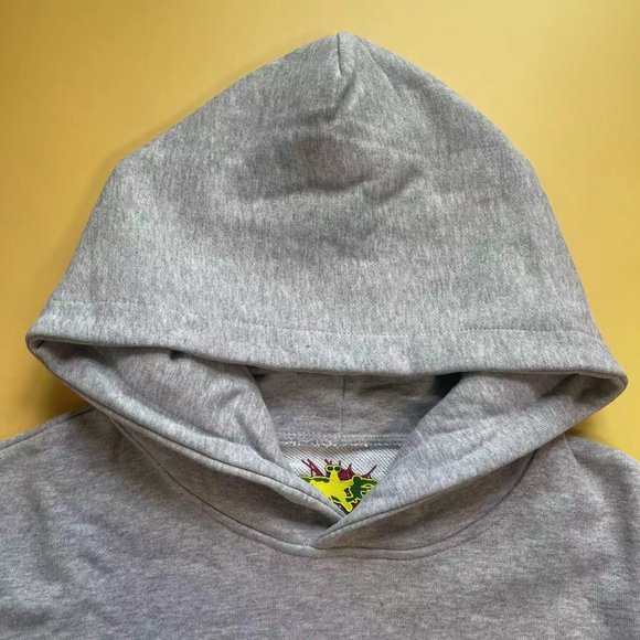 Sp5der Beluga light gray white star spider hoodie - Picture 2 of 10
